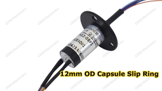 CENO miniatuur capsule-sleepring voor compacte roterende apparaten