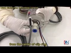 combinatie van luchtkanaal en powe slip ring