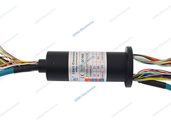 Laag temperatuur slip ring met elektrische stroom en Ethernet signaal