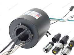 Integreer Ethernet en Encoder signaal Slip Ring