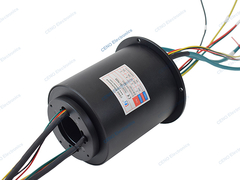 Industriële slip ring met Ethernet-signaal
