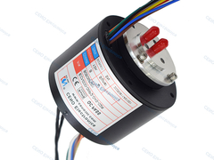 Integreer elektrische stroom & radiofrequentie slip ring met rf roterende gewricht