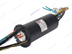Laag temperatuur integratie elektrische stroom Ethernet & RF roterende verbinding sleepring