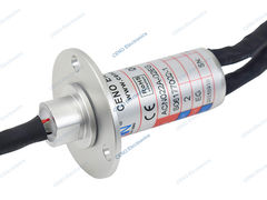 Compacte structuur capsule slip ring met 2 kanalen Gigabit Ethernet Signal