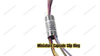 Miniatuur Capsule-sleepring BCN 30A voor 360 rotatie
