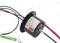 Integreer glasvezel roterende gezamenlijke slip ring met SM &amp; FC APC connector