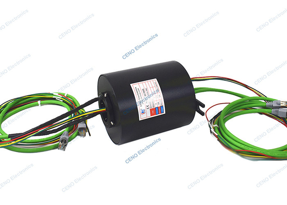 2 van de Misstapring integrated slip ring for van kanaalgigabit ethernet de Industrietoepassing