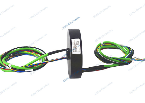 Uiterst Dunne Pannekoekmisstap Ring With 1000M Ethernet Signal For-Hoogtegrens