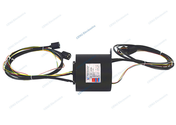100M Megabit Ethernet Signal Misstap Ring Combined Electrical Swivel