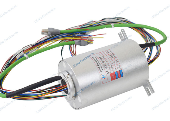 0 - 380V AC/van gelijkstroom Ethernet Signaalmisstap Ring Compabitle With 6 Kringen Elektrocollector
