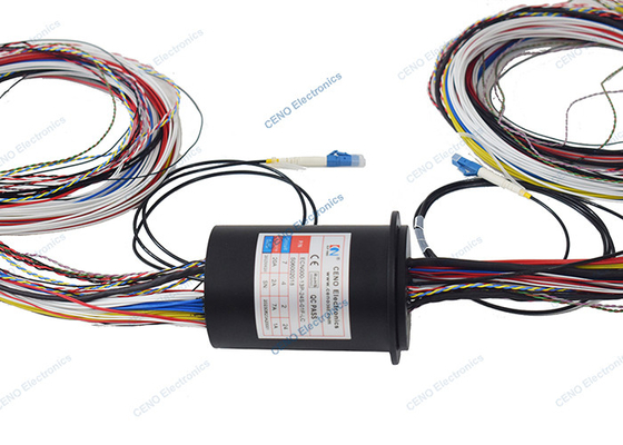 Elektrische Vezel Optische Roterende Gezamenlijke Sleepring 1550nm Met Lage Temperatuur