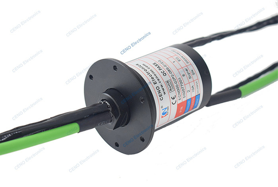 1000m Ethernet Signal Slip Ring Collector Lage temperatuur geleidend