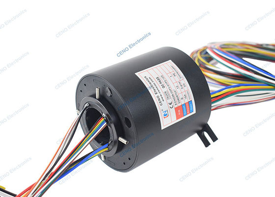 Elektrische door de gaten geleide schuifringen 0 - 300 tpm Voor industriële systemen