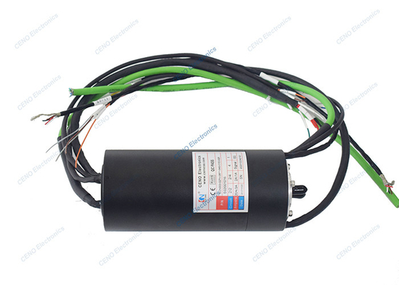 Laagtemperatuur geïntegreerde RF roterende gezamenlijke slip ring met 1000M Ethernet signaal