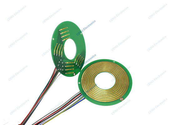 FR-4 PCB-platter gescheiden pannenkoeken slip ring met ID32mm Voor elektrische apparaten