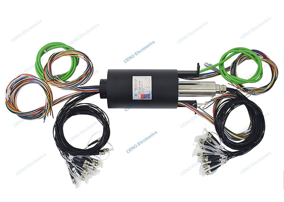 Integreer FORJ's slip ring met elektrische stroom en signaal voor robotica of radar