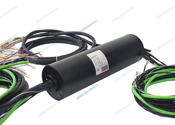 1000M Gigabit Ethernet slip ring met RS485 voor industriële automatische robot