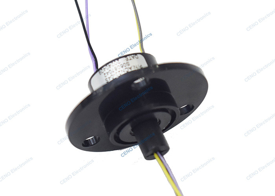 4 Circuits Signal Mini Slip Ring Capsule Met Engineering Plastic Material
