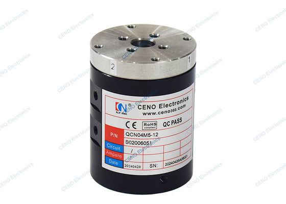 4 kanalen Gas Pneumatische roterende verbinding met M5 Afdichting ring Voor lithiumbatterie