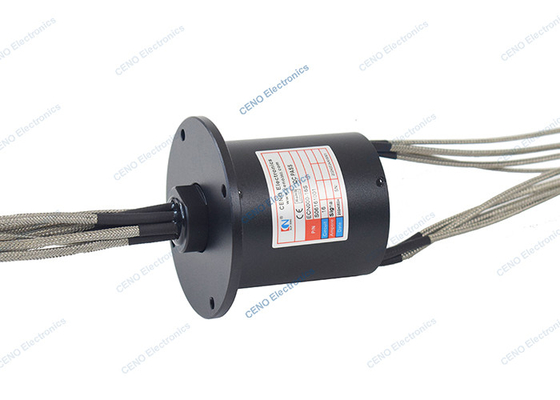 16 Circuits K-type Thermocouple Signal Slip Ring met Flange For Industry systeem