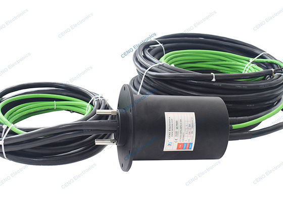 1000M Ethernet Signal Slip Ring met Through Hole Option voor Data Center