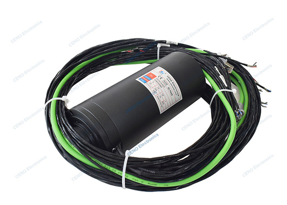 Gigabit Ethernet Signal Slip Ring met goud naar goud materiaal voor CCTV