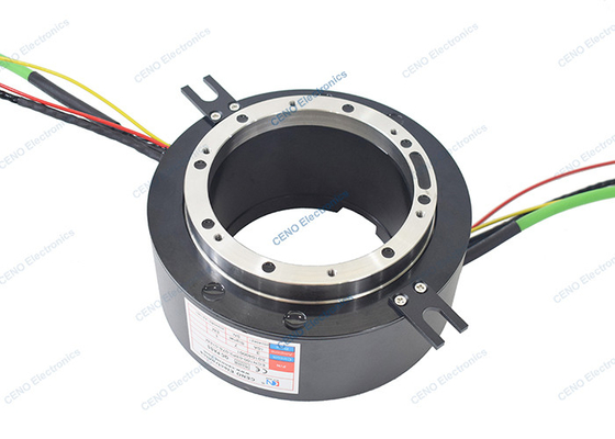 Industriële slip ring met doorboor elektrische connector voor amusement