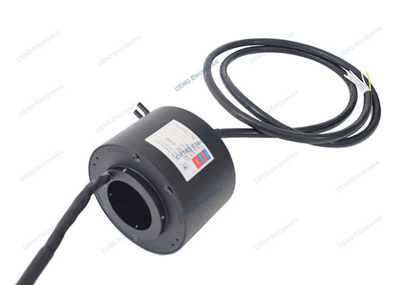 Geconductieve glipring met doorboorde roterende elektrische verbindingen voor de industrie