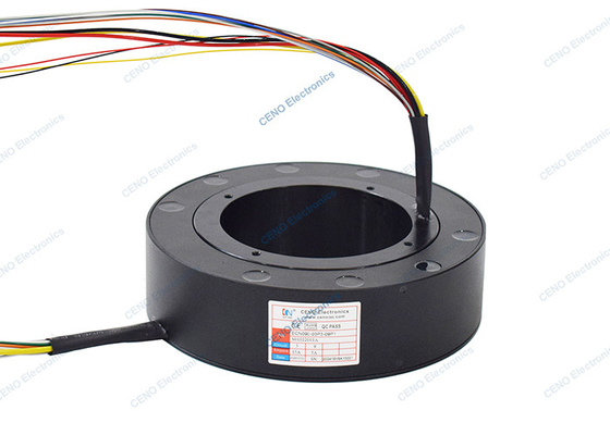 Industrie Automatische apparatuur lage temperatuur slip ring met door gat 50rpm