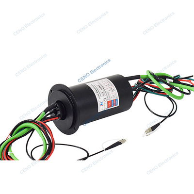 Laagtemperatuur geïntegreerde FORJs slip ring met glasvezel roterende gewricht & Ethernet