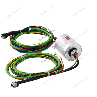 Waterdichte slipring met ip68 en ethernetsignaal voor lage temperatuuromgeving