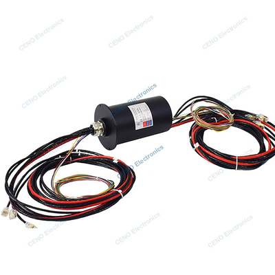 Ethernet Signal Slip Ring met elektrisch vermogen en optioneel signaal voor robotarm
