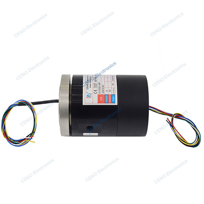 Integreer elektrische stroom en gas slip ring en pneumatische hydraulische roterende unie
