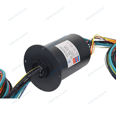 Op maat gemaakte slip ring, gecombineerd elektrisch vermogen en ethernetsignaal voor robotarm
