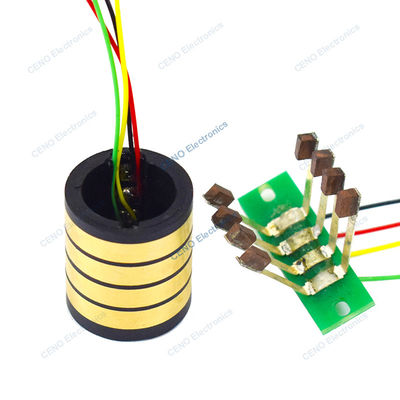 Afzonderlijke slip ring met twee halve stijl en Split Electric Signal Rotary Joint