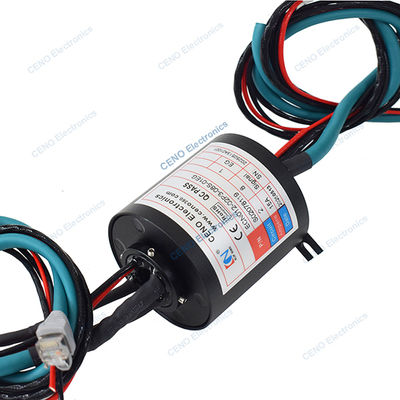 Slipring met lage temperatuur, Ethernet-signaal en elektrische stroom door boring
