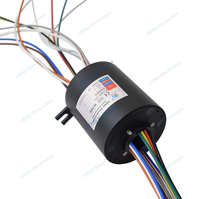 Through Hole Slip Ring with Inner Bore 25mm and optional Electric Power