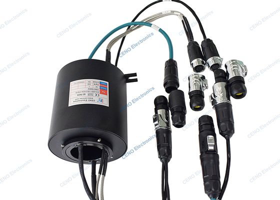 Laagtemperatuur Ethernet en Encoder Signal Slip Ring met elektrische energie