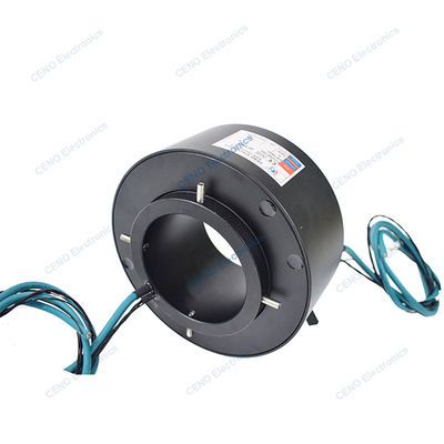 Through Bore Industrial Slip Ring with Electric Power and CANBus Signal
