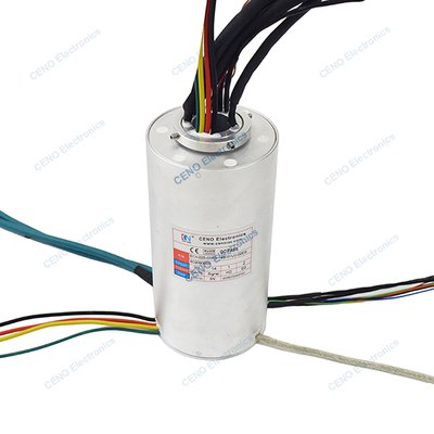 laagtemperatuur waterdichte slip ring met elektrische stroom Ethernet USB & RS232