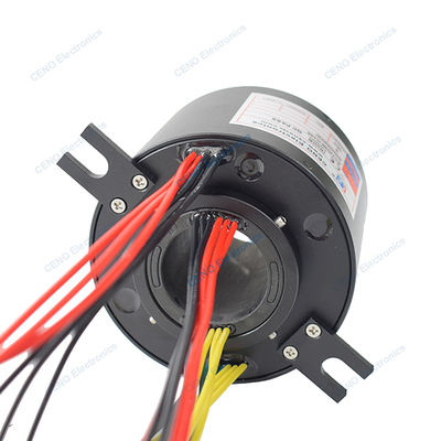 Door middel van Hole Slip Ring met 4 circuits Elektriciteit en optie voor de industrie