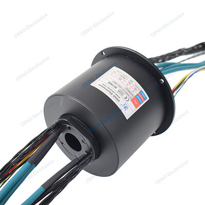 Laagtemperatuur Ethernet slip ring met elektrische stroom en signaal voor de industrie