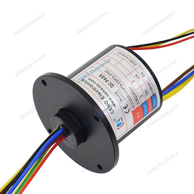 Flanke waterdichte slip ring met IP65 en elektrische stroom voor industriële systemen