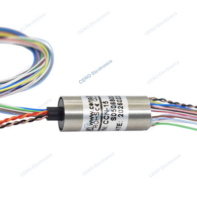 Laagtemperatuur capsule slip ring met Ethernet-signaal voor drone of robotarm