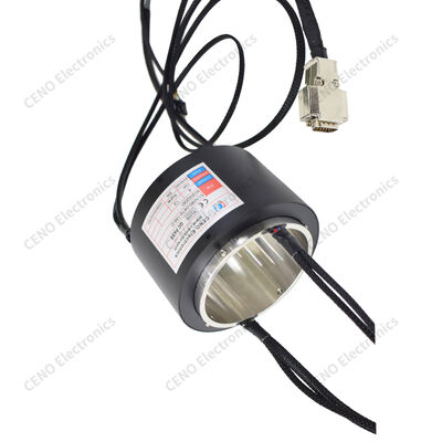 Hybride slip ring zendt sterke en zwakke signalen uit