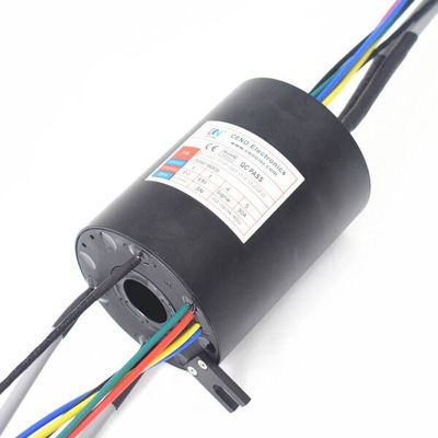 IP51 1000M Ethernet Rotary Joint 300 T/min-het Materiaal van het Edel metaalcontact